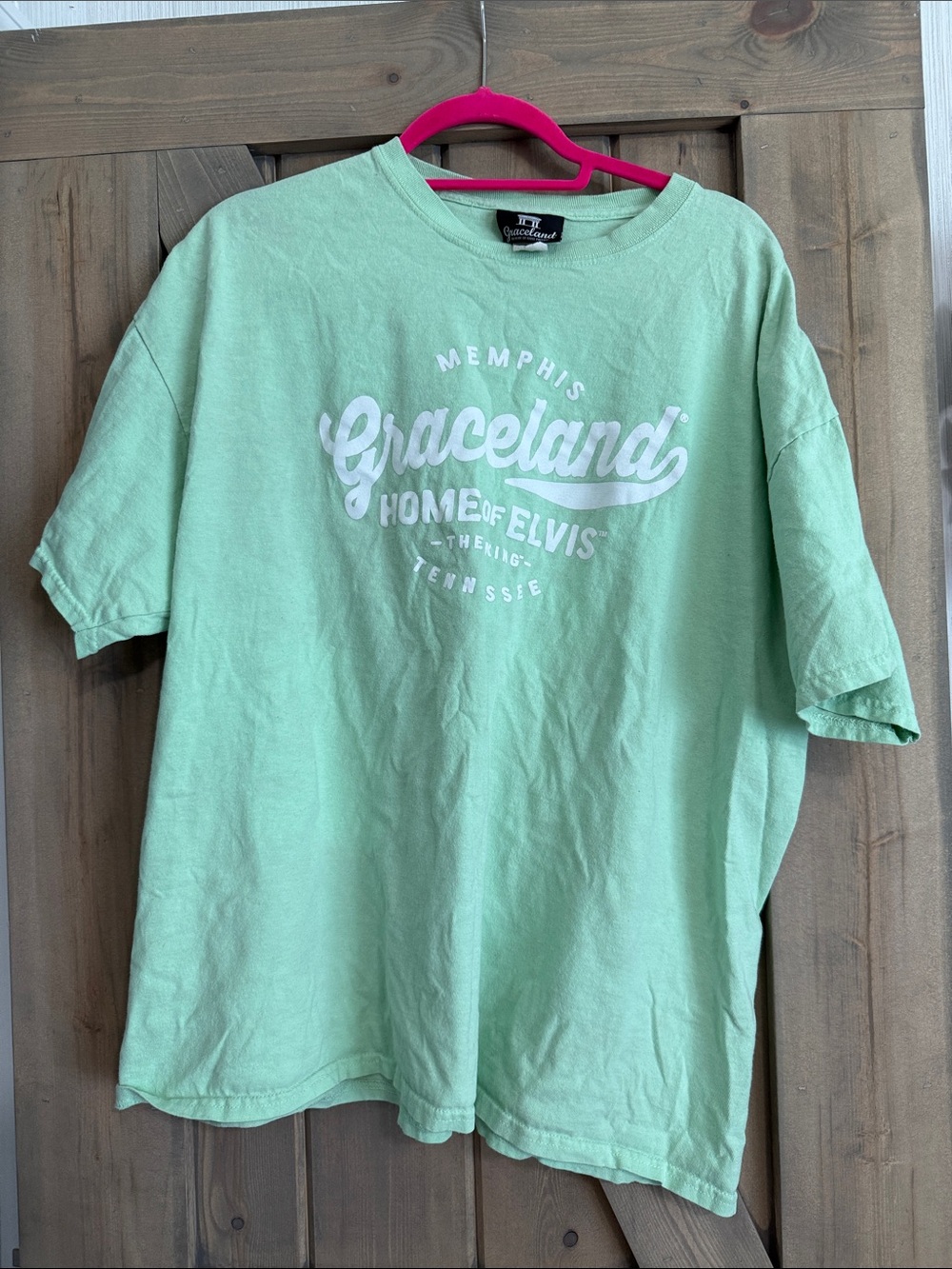 Graceland Women's Mint Green Short Sleeve Graphic Tee